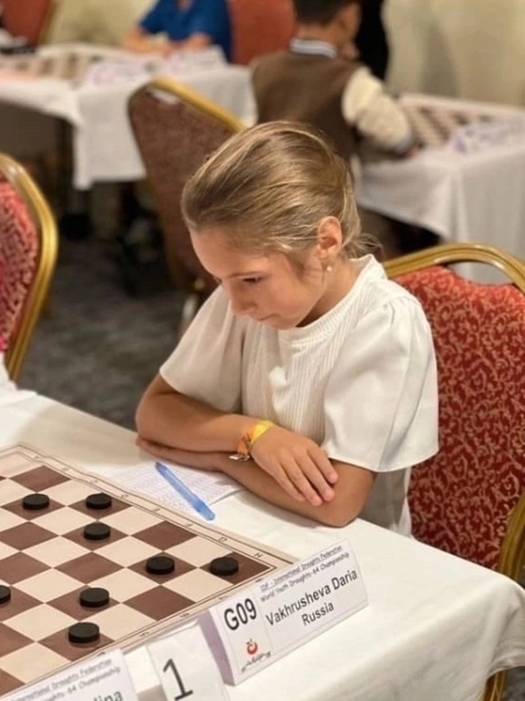 Дарья Вахрушева из Сарова стала трехкратной чемпионкой мира по шашкам