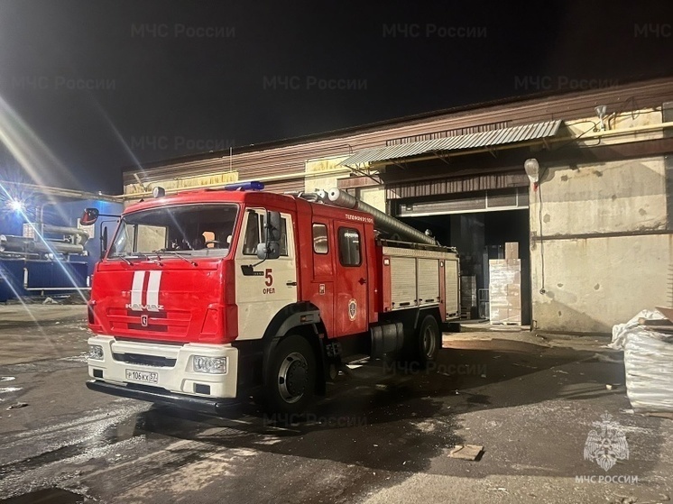 В Орле при проведении сварочных работ произошёл пожар на производстве