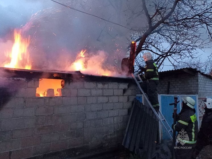 Огнеборцы потушили пожар в частном сeкторе Лисичанска