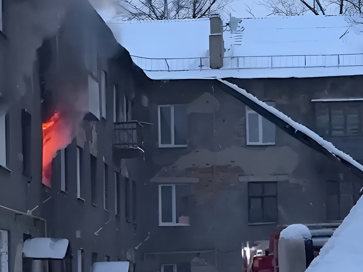 Появились подробности пожара на Мира в Новосибирске