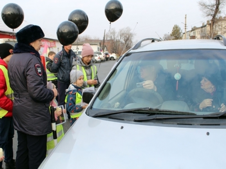 Акция ко Дню памяти жертв ДТП прошла в Черниговском округе Приморья