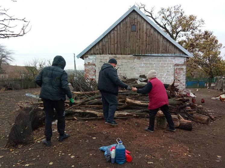 Тепло и забота для ветерана: 99-летней жительнице Новониколаевки привезли дрова