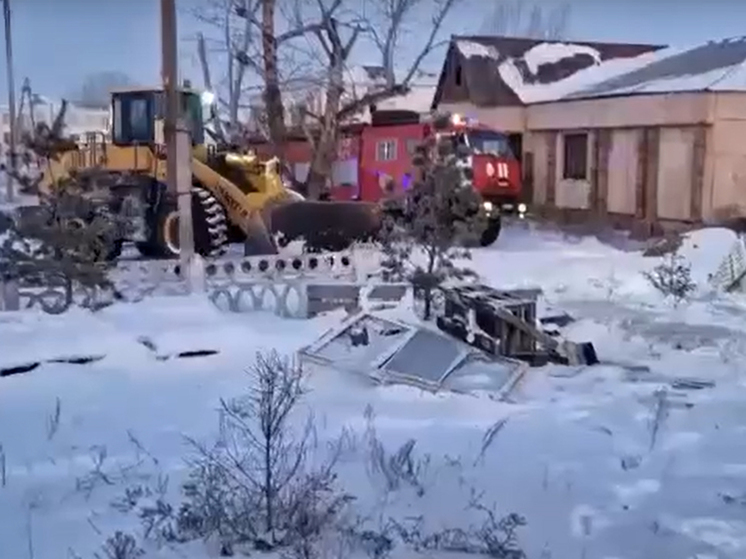 Взорвался баллон с газом