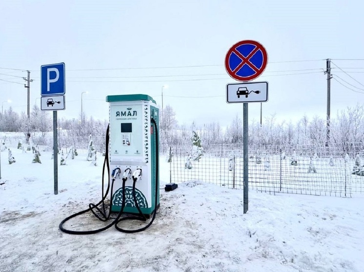 «Заправку» для электромобилей установили в Салехарде