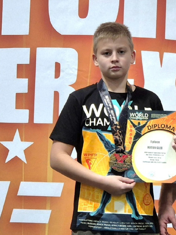 Костромской подросток стал чемпионом мира по пауэрлифтингу