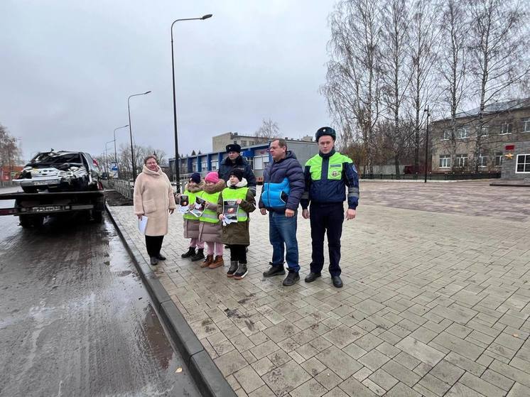 В Шацком районе сотрудники ГАИ провели акцию ко Дню памяти жертв ДТП