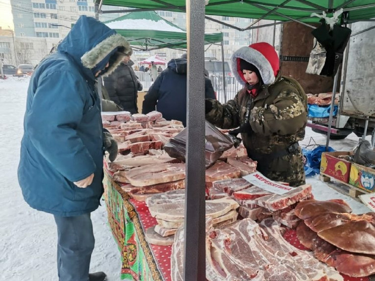 Более 25 тонн мяса реализовали в Якутии на ярмарке «Идэһэ»