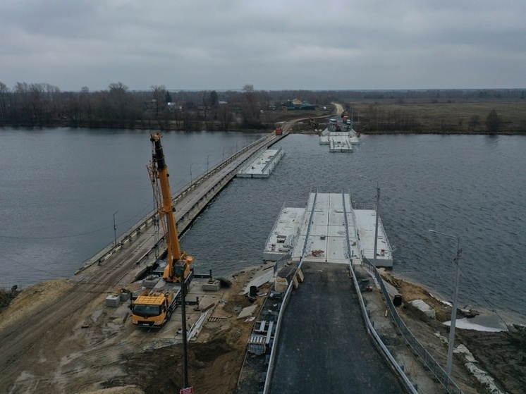 Капремонт моста через озеро в Меленковском районе скоро завершится