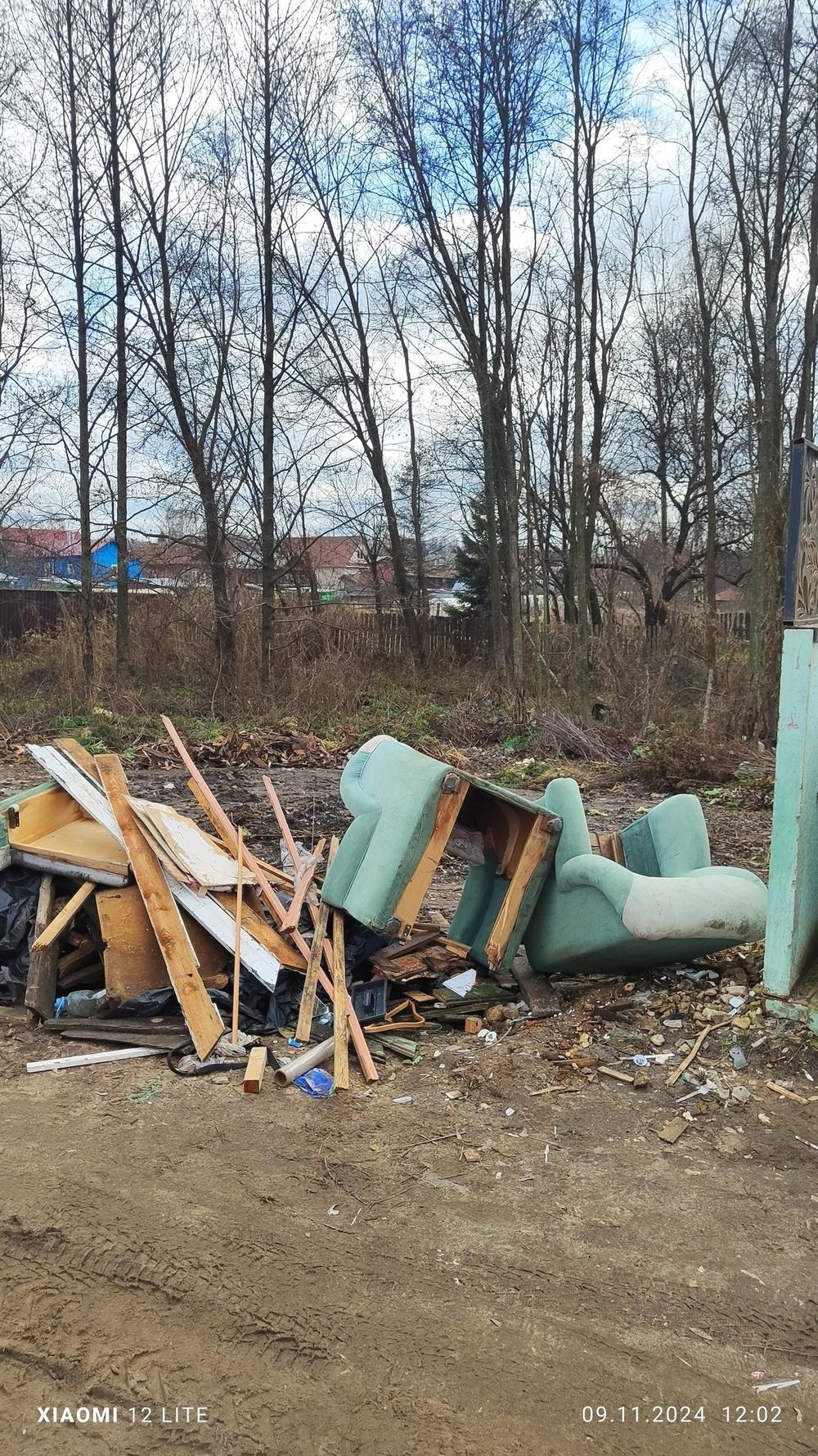В Меленках ликвидированы несанкционированные свалки