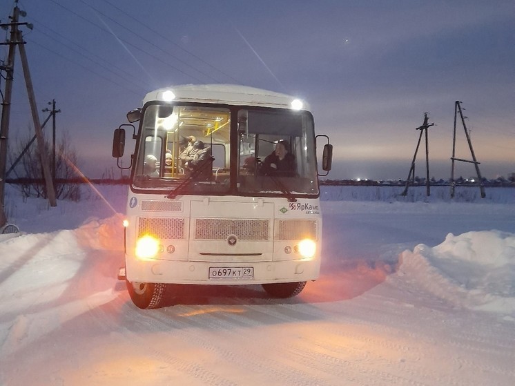 В Архангельске скорректировали расписание маршрута №38 на время работы буксиров