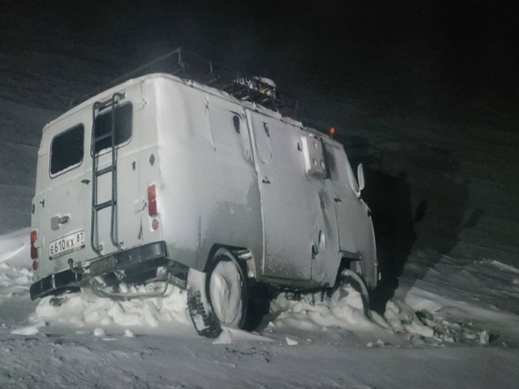 Людей из застрявшего во время пурги автомобиля спасли в Певеке