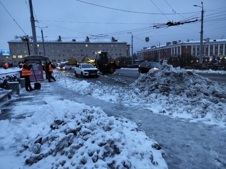 Петрозаводск «поплыл» после снегопада