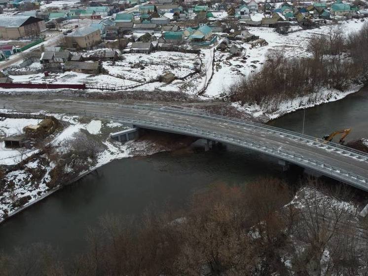 В Оренбургской области починили мост через Дëму