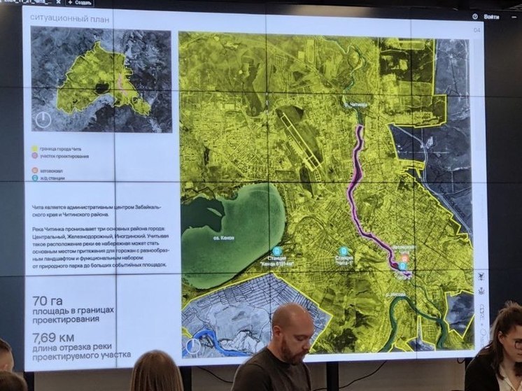 Представители архитектурного бюро Core, которое занимается разработкой плана набережной реки Читы, перечислили проблемы объекта и рассказали о пожеланиях горожан
