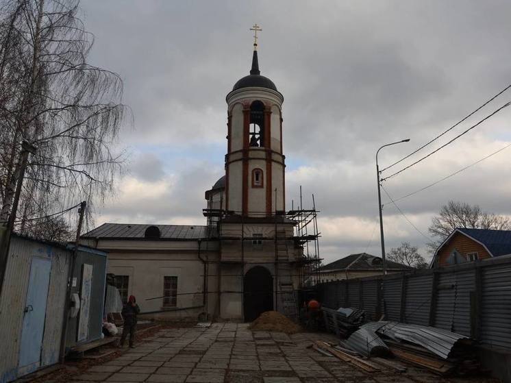 Реконструкция серпуховской церкви Николая Чудотворца (в Бутках) продолжается