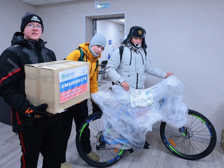 Жители Лабытнанги собрали новогодние подарки для людей из Волновахского района