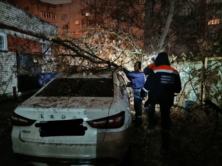 Ураганный ветер сорвал части крыши и фасада с двух домов в Рязани 21 ноября