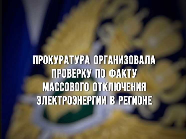 Прокуратура Смоленской области организовала проверку соблюдения требований законодательства об электроснабжении