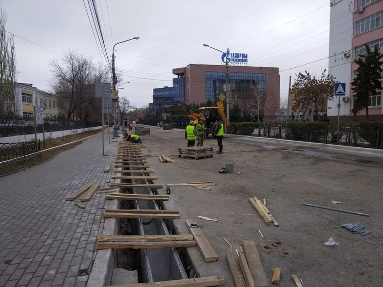 В центре Астрахани началась реконструкция ливневой канализации