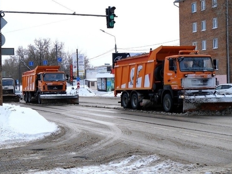 Смоленск встретил снегопад во всеоружии