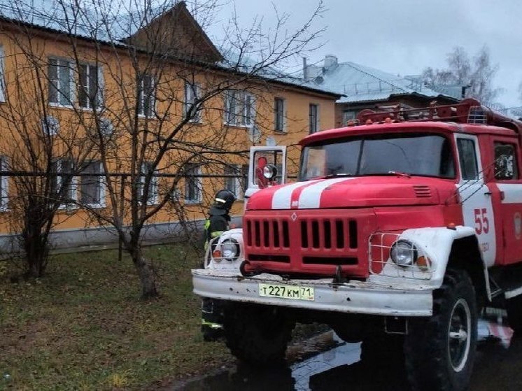 В Кимовском районе при пожаре погиб 46-летний мужчина