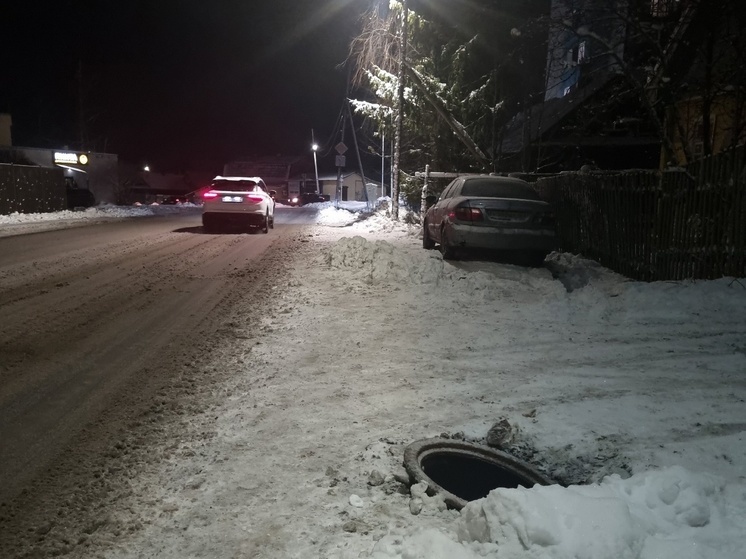 Пешеходов на Старой Кукковке в Петрозаводске предупредили о скрытой опасности