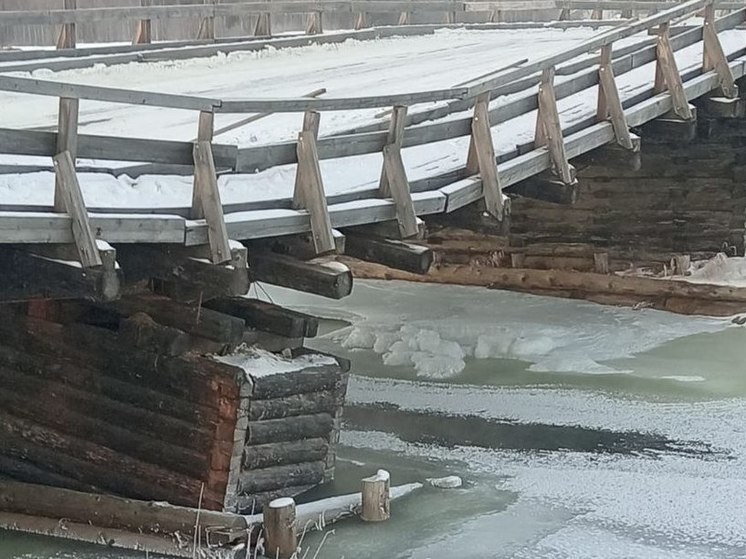 Режим повышенной готовности ввели из-за провисшего моста в селе Забайкалья