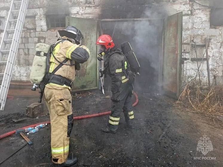 В Макеевке горел столярный цех