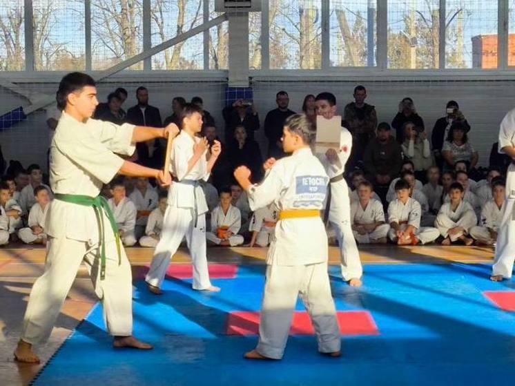 В станице Казанской прошли соревнования по киокушин