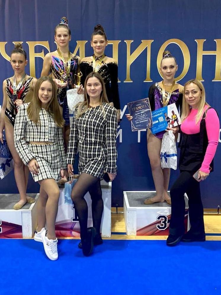 Серпуховские гимнастки успешно выступили в Лиге Чемпионов