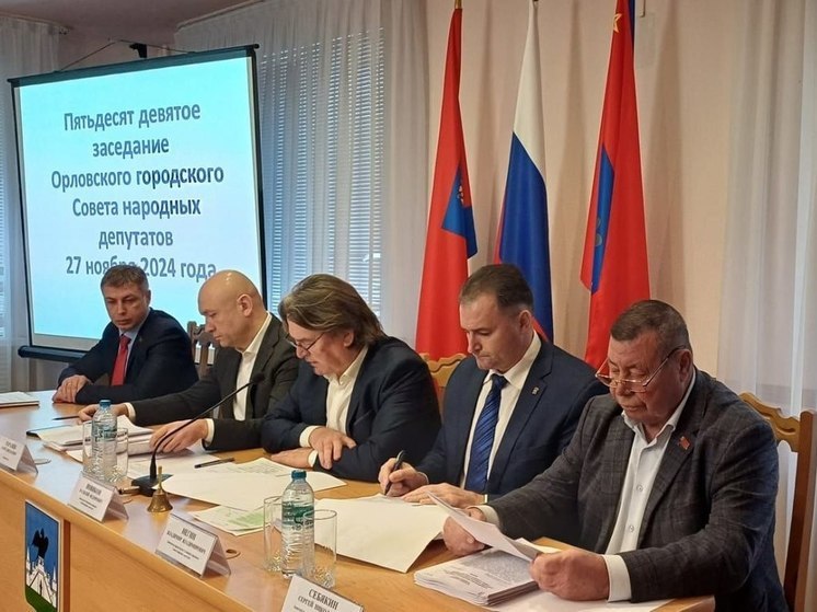 Депутаты горсовета в первом чтении приняли бюджет Орла