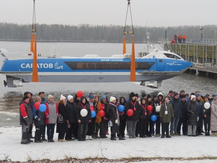 На воду в Нижегородской области спустили 19-й «Валдай»