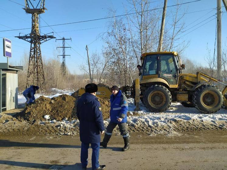 В Искитиме Новосибирской области прорвало газопровод