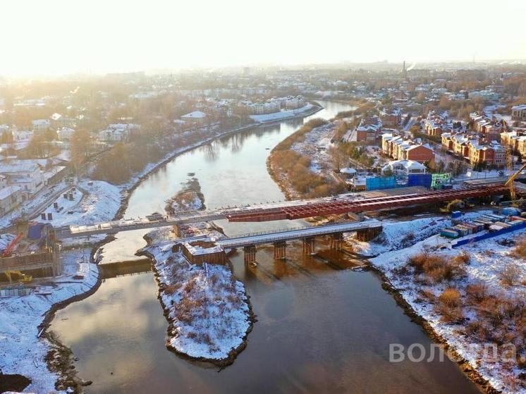 Некрасовский мост в Вологде готов наполовину