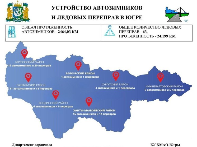 Первый автозимник в Югре будет готов 1 декабря