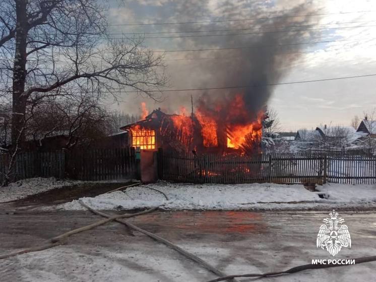 В Тверской области пожар унес человеческую жизнь