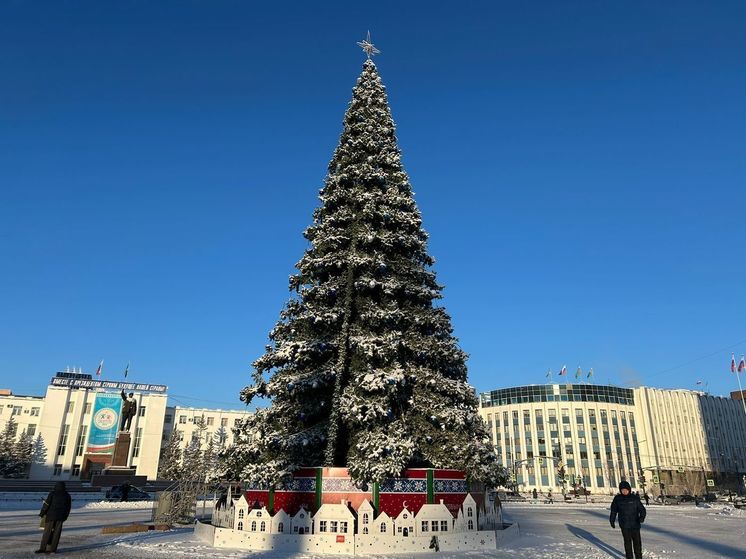 1 декабря в Якутске зажгутся первые в стране новогодние ёлки