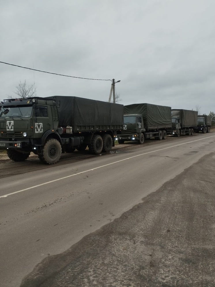 Из Меленок в зону спецоперации отправилась очередная партия гумгруза