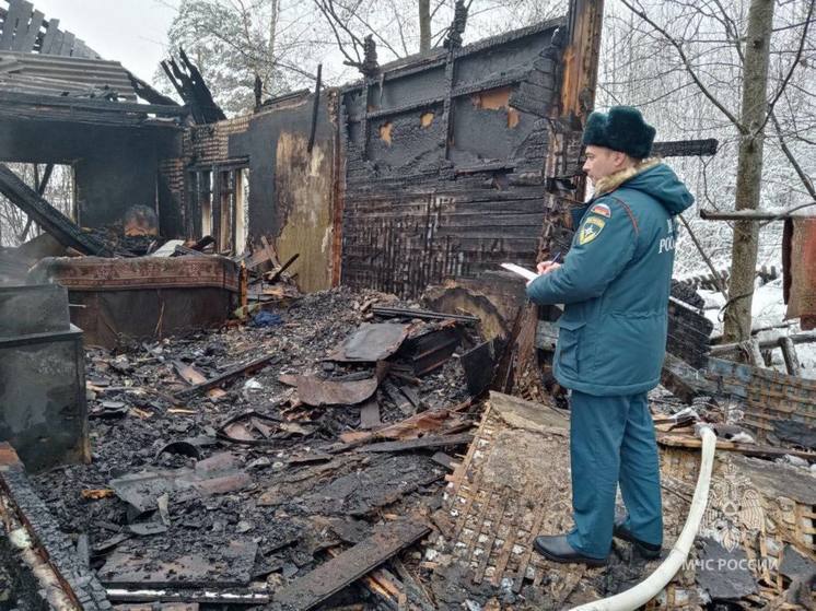 Семейная пара погибла при пожаре в Нижегородской области