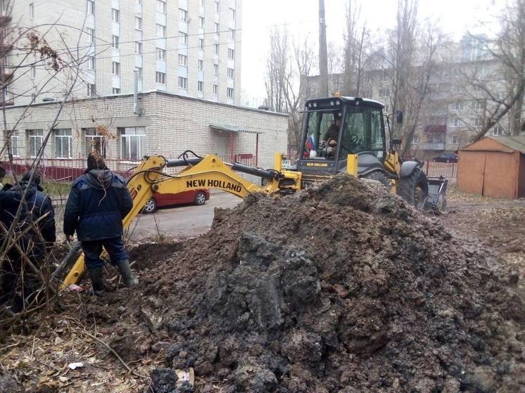 В Курске за один день произошло два порыва трубы холодного водоснабжения