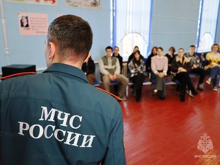 Специалисты МЧС рассказали старшеклассникам Генической школы №2 о работе спасателя