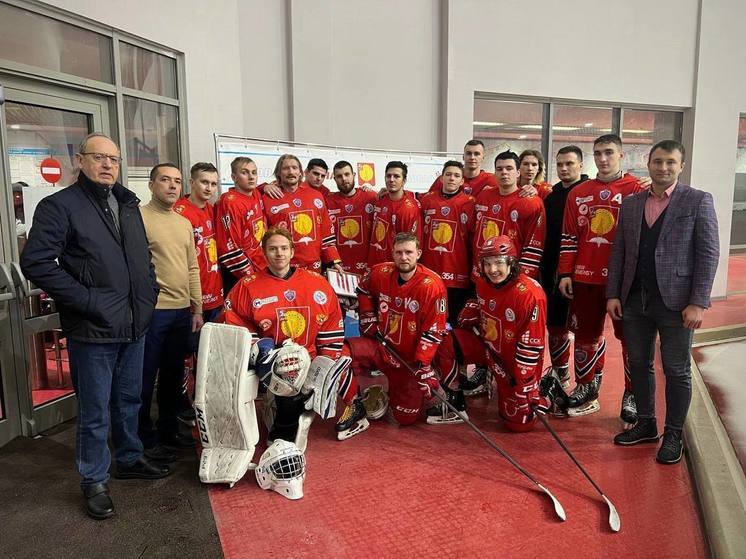 В Серпухове прошёл матч студенческой хоккейной лиги