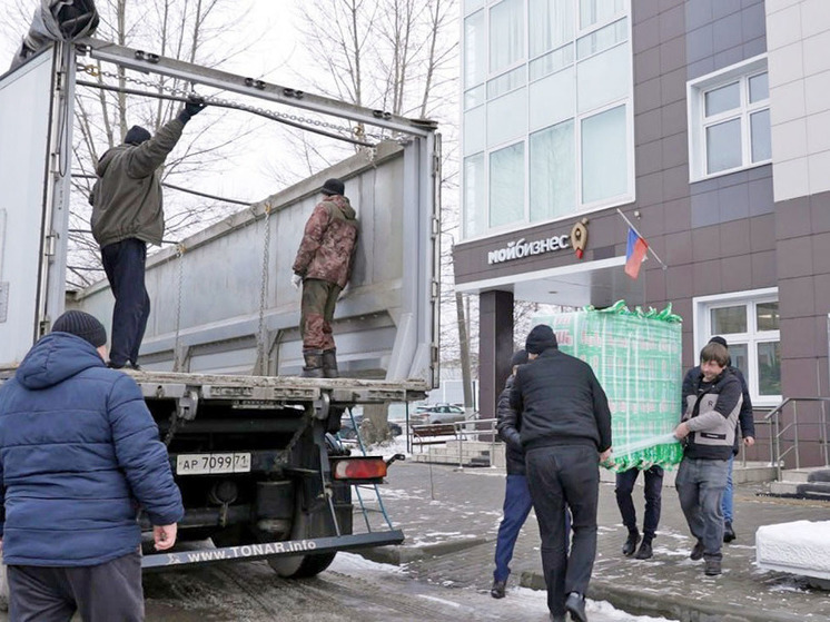 Тульские предприниматели отправили очередную партию груза участникам СВО