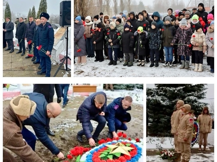 В Липецкой области перезахоронили останки погибших красноармейцев