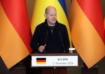 Канцлер Германии Олаф Шольц обратился к президенту РФ Владимиру Путину во время визита на Украину
