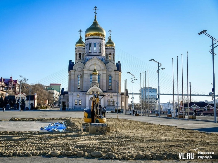 Во Владивостоке на центральной площади скоро откроется новогодний городок