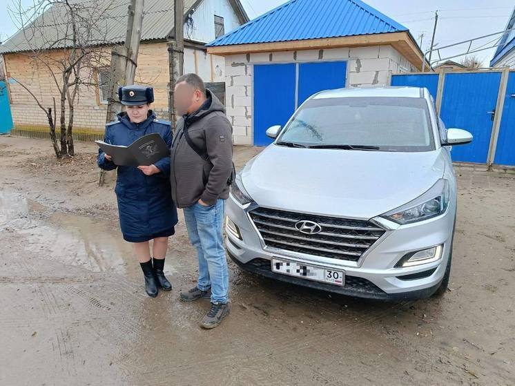 Конфискованный кроссовер астраханца направили в зону СВО