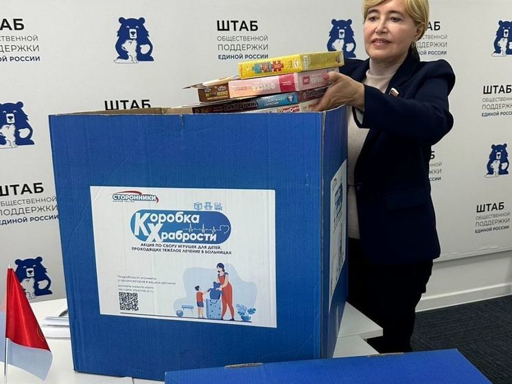 Подарок ребёнку: в Тамбовской области проходит акция «Коробка храбрости»