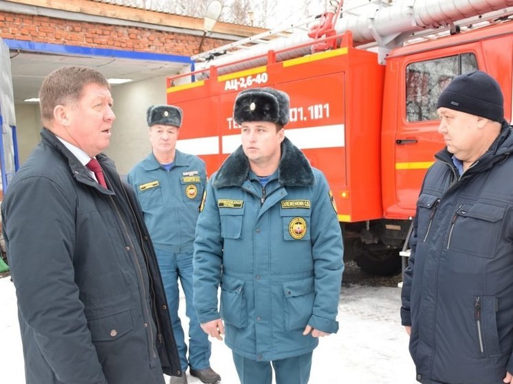 Руководство ГКЧС проинспектировало пожарные части Красночетайского округа