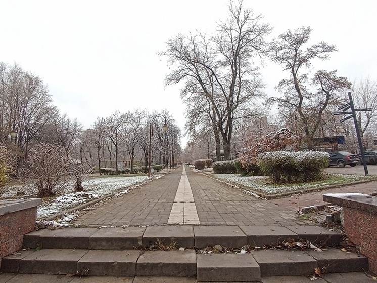 Москвичи оборудуют Бульвар Пушкина в Донецке системой полива